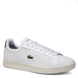 Lacoste: Белые кроссовки 