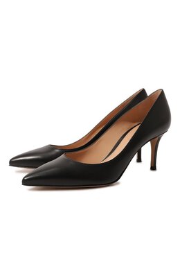 Gianvito Rossi: Чёрные туфли Gianvito 70