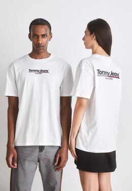 Tommy Jeans: Футболка с принтом 