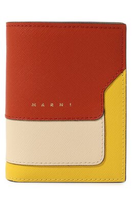 Marni: Кошелёк с цветочным принтом 