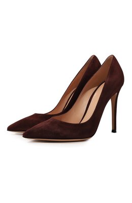 Gianvito Rossi: Бордовые туфли  Gianvito 105