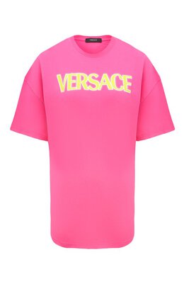 Versace: Хлопковая футболка 