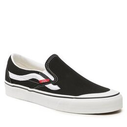 Vans: Чёрные кроссовки Classic Slip On