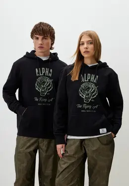 Alpha Industries: Чёрная толстовка 