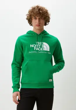 The North Face: Зелёная толстовка 