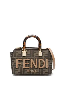 FENDI: Коричневая сумка-шоппер  By The Way