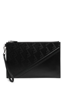 FENDI: Чёрный клатч  FF