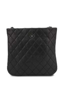 CHANEL Pre-Owned: Чёрная сумка через плечо 
