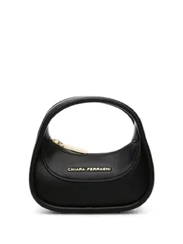 Chiara Ferragni: Чёрная сумка-шоппер 