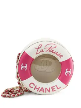 CHANEL Pre-Owned: Белая сумка через плечо 