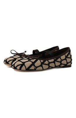 Valentino: Чёрные балетки 