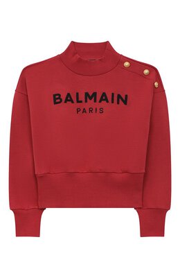 Balmain: Хлопковый свитшот 