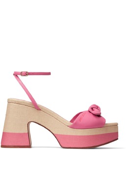 Jimmy Choo: Розовые сандалии 