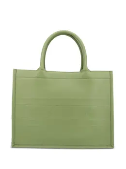 Christian Dior Pre-Owned: Зелёная сумка-шоппер 