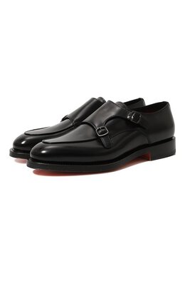 Santoni: Чёрные туфли 