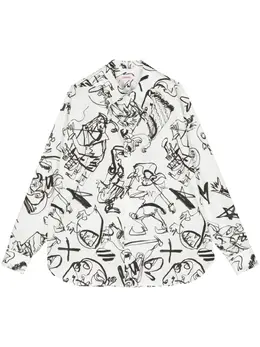 Charles Jeffrey Loverboy: Рубашка с принтом 