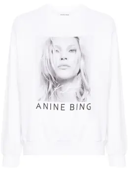 ANINE BING: Хлопковый свитшот 
