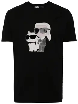 Karl Lagerfeld: Хлопковая футболка  Ikonik Karl