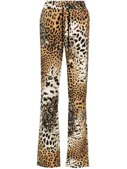 Roberto Cavalli: Брюки с принтом 