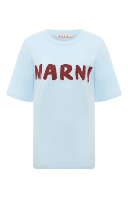 Marni: Хлопковая футболка 