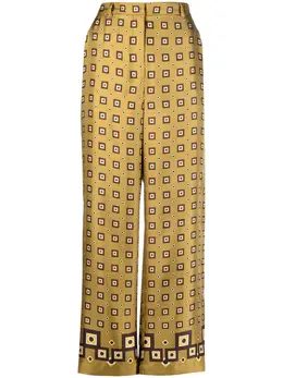 'S Max Mara: Шёлковые брюки 