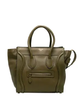 Céline Pre-Owned: Сумка-шоппер цвета хаки