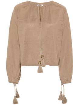 Max Mara: Льняная блуза 