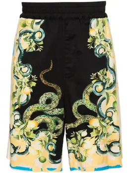 Roberto Cavalli: Шорты с принтом 