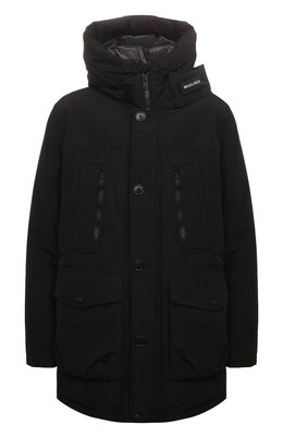 Woolrich: Чёрный пуховик 