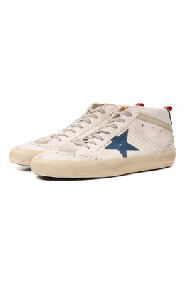 Golden Goose Deluxe Brand: Белые кеды Mid Star