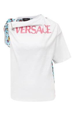 Versace: Хлопковая футболка 