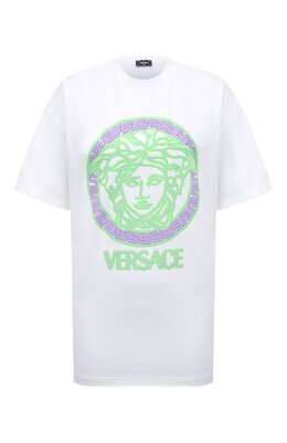 Versace: Хлопковая футболка 