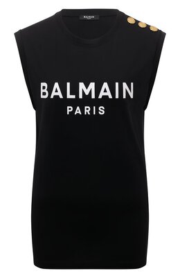 Balmain: Хлопковая майка 