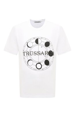 Trussardi: Хлопковая футболка