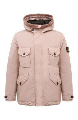 Stone Island: Пуховик с карманами 