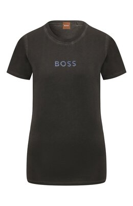 BOSS: Хлопковая футболка 