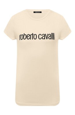 Roberto Cavalli: Хлопковая футболка 