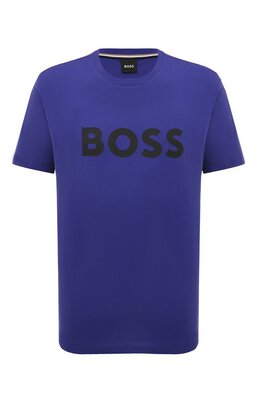 BOSS: Хлопковая футболка