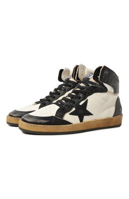 Golden Goose Deluxe Brand: Чёрные кеды Sky Star