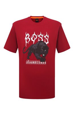 BOSS: Хлопковая футболка 