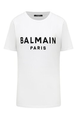 Balmain: Хлопковая футболка