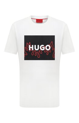 HUGO: Хлопковая футболка 