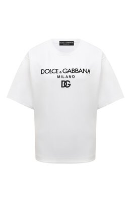 Dolce & Gabbana: Чёрная футболка 