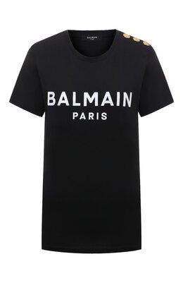 Balmain: Хлопковая футболка 