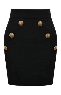 Balmain: Юбка из вискозы 