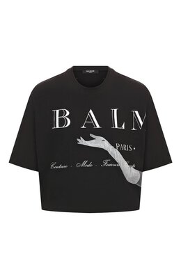 Balmain: Хлопковая футболка 