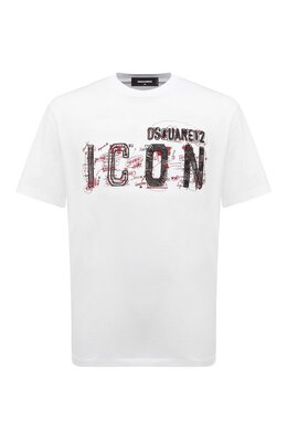 Dsquared2: Хлопковая футболка  Icon