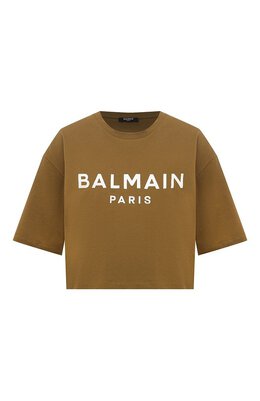 Balmain: Хлопковая футболка 