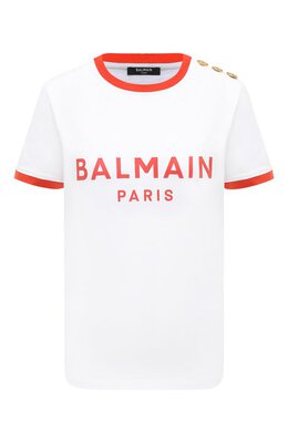 Balmain: Хлопковая футболка 