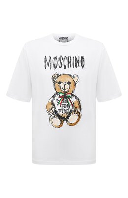 Moschino: Хлопковая футболка 